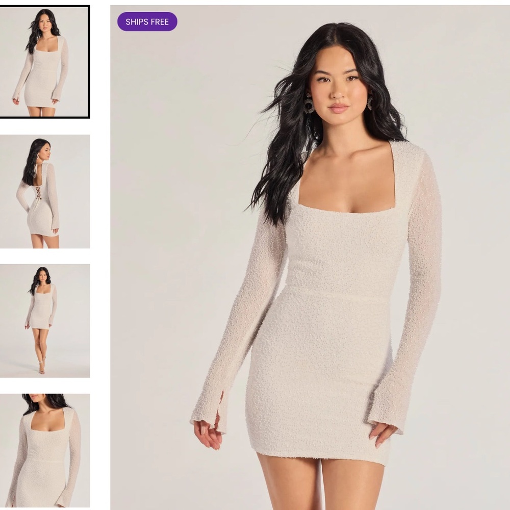 Beautiful beaded homecoming, cocktail dress. Windsor NWT size medium